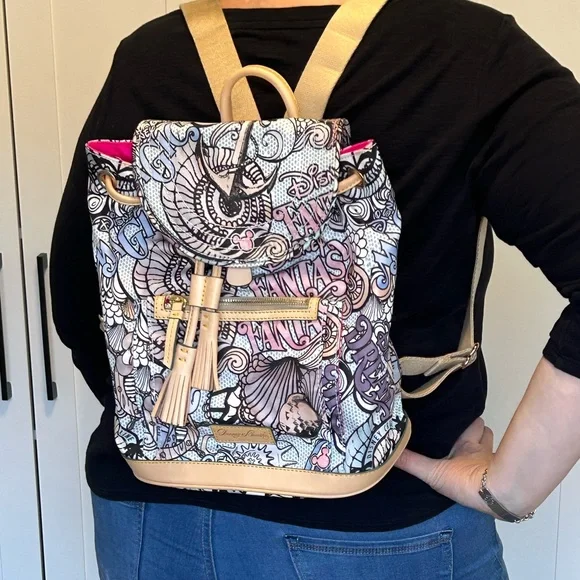 ❤️Wow, Super Rare.. Disney Dooney & Bourke Cruise line Nylon Backpack - Picture 3 of 16